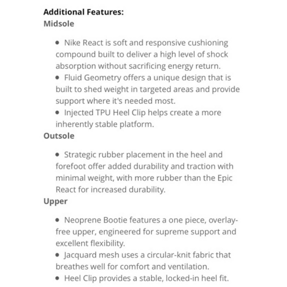 NIKE Odyssey‎ React Running Shoes Size 10 pink and White like new condition - Picture 3 of 11